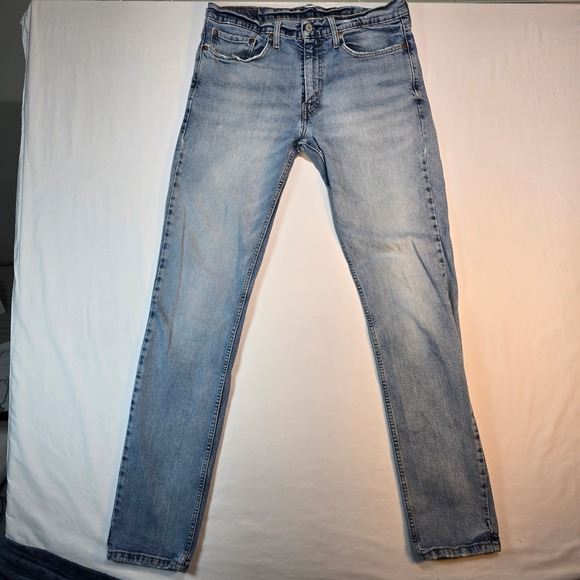 Levi's Other - Levis 511 Slim Fit Light Wash Blue Denim Jeans Mens 34x36 04511-2210